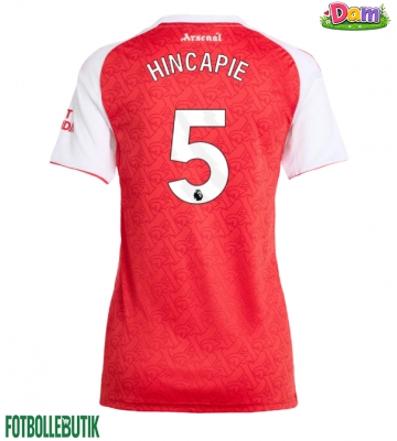 Arsenal Piero Hincapie #5 Hemmatröja Kvinnor 2025-26 Kortärmad